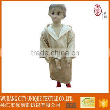 Children Beautiful Soft Bathrobe hooded new design microfleece children's bathrobe