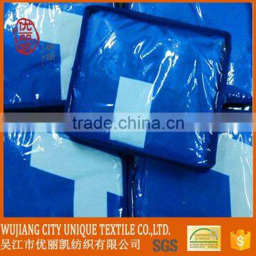 70*140cm blue custom microfiber beach towel with bag package