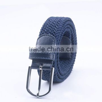 Factory braided pu waist belt for dressing and jeans