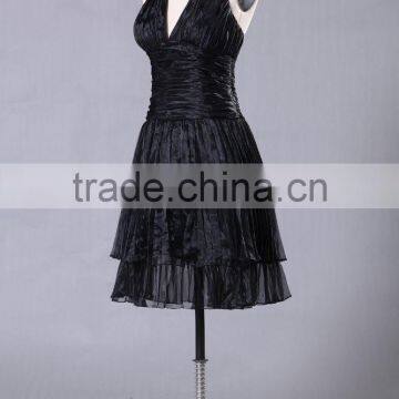 Simple Style Cap Sleeves Red Prom Gown ED135 photo-3