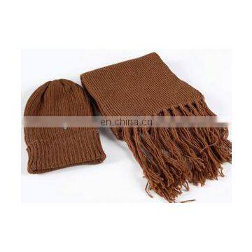 NEW SUPER FINE ACRYLIC BEANIE SKULL SKI HAT & SCARF photo-3