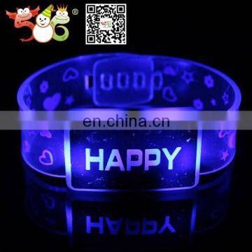 Whosale Promotion Multicolor Flashing Led Bracelet photo-3