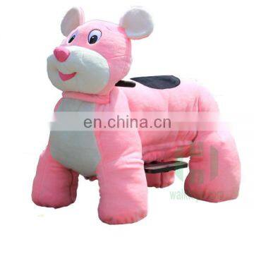 Coin Operated Rides Plush Animal Electric Scooter for Shopping Mall Lion 2016 Zoo Animal Scooter Motorized Plush Riding Animals photo-4