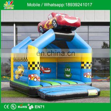 Popular used new design commercial air inflated trampolines