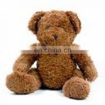 brown stufed teddy bear,soft siting animal toy,kid's gift