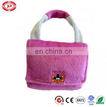 Pink hand bag cute girl toy stuffed plush makeup fancy princess bag