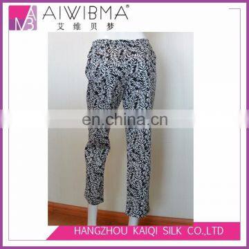 2017 Ladies's Viscose Digital Printed Jacquard Casual Wear Trousers photo-2
