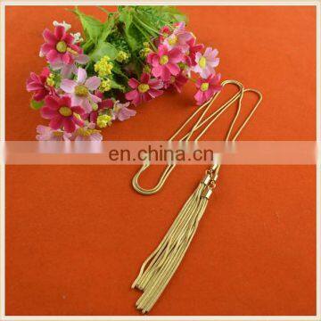 High quality gold metal fringe tassel trim bullion fringe wholesale for dress/garment