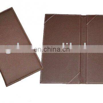Hotel Reasturant Bill Folder Leather Foldable Desk Organizer photo-2