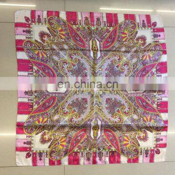 90*90 square scarf satin scarf print scarves