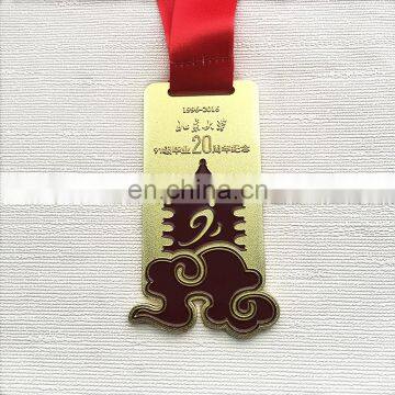 China Custom Ancient House Anniversary Medal for Beijing School photo-2