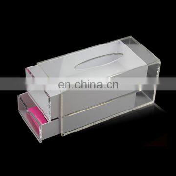 Multi-Functional Design Family / Car / Hotel Plastic Acrylic Tissue Box Hotel Facial Tissue Box photo-3