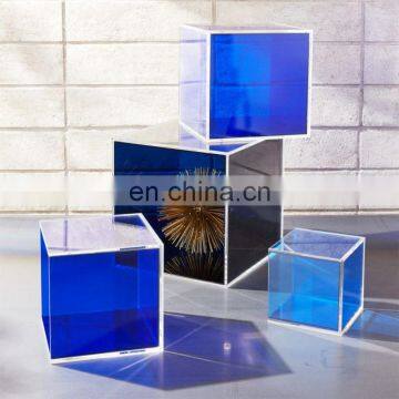 Blue Acrylic display Storage Box Set,Storage Accessories