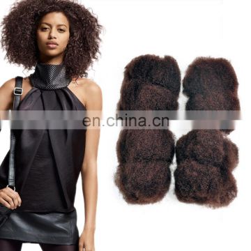 Hot selling 100% unprocessed overnight shipping brazilian hair afro kinky bulk human hair wholesale