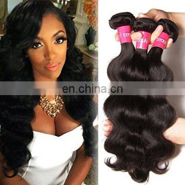 8A virgin hair body wave hair 100% natural original brazilian human hair