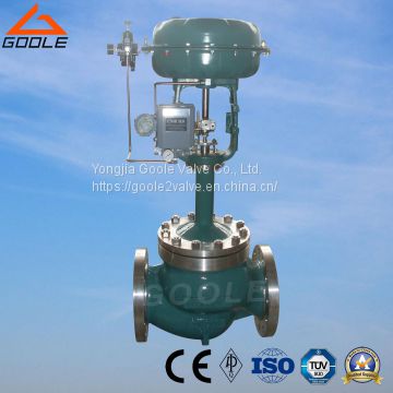 Extended Stem Pressure Balanced Pneumatic Flow Control Valve