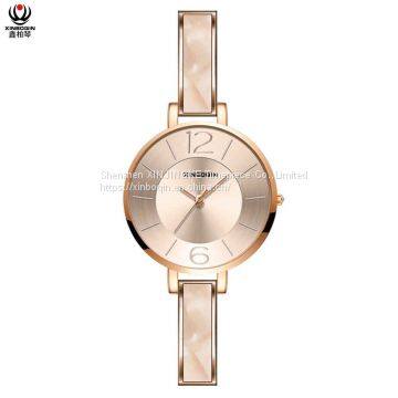 XINBOQIN Supplier Create Your Own Original Brand Fashion Cheap 3ATM Water Resistant Acetate Lady Watch photo-3