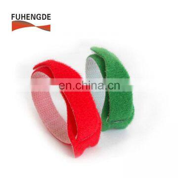 Hook Loop Nylon Data Cable Straps Reusable Wire Strap Ties