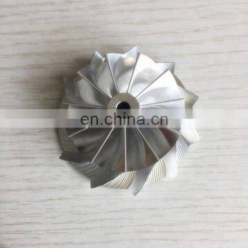 K04 reverse 41.94/56.08mm 5306-123-2203 1302-003-411 11+0 blades performance turbo billet/milling/aluminum 2618 compressor wheel