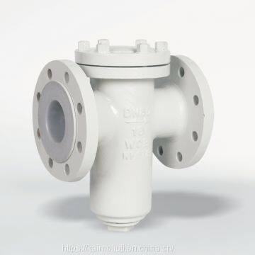 Flange Ends Fluorine-lined Basket Strainer for Corrosive Liquid Acid