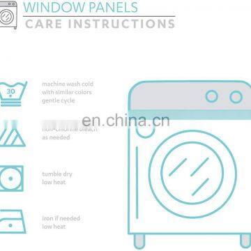 High Quality Modern Printed Curtain With Floral Design photo-4