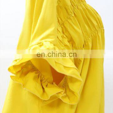 LAITE D2055 Comfortable Autumn Women Shirt Dresses Ladies Long Sleeve Casual Shirt Dresses With Button photo-5