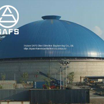 SAFS Cost Saving Bolt Connection Steel Structure Space Frame Dome Coal Stock Yard photo-5