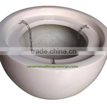 GARDEN DECORATION FIBERGLASS FLOWER POTS AND PLANTING photo-4