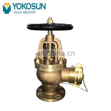 JIS F7334 BRONZE HOSE VALVES (ANGLE)10K