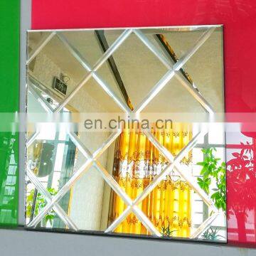 v groove glass mirror, acid etched engraving frosted glass for glass door