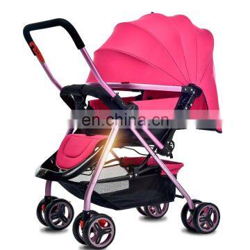 China High Quality Two-Way Lightweight Foldable Multifunctional Baby Stroller photo-6