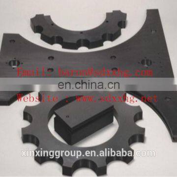 UHMWPE bottling component, UHMWPE star wheel. UHMWPE filing slide