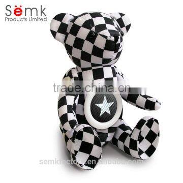 Novelty Gifts Cute Portable Bear Shaped Wireless Bluetooth Pillow Speaker photo-3
