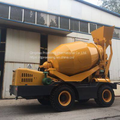 4.2CBM Self-Loading Concrete Mixer Truck