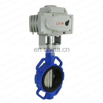 Bundor Electric Butterfly Valve Motor Operated Butterfly Valve