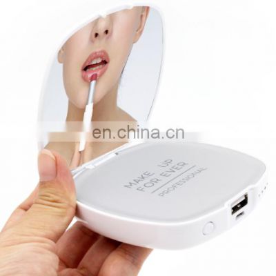 Promotional Business Gift Single USB Port Mirror Portable Power Bank 4000mah