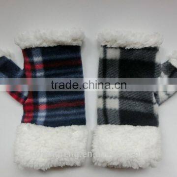 2016 Fingerless Warm Women Gloves With Fur photo-5