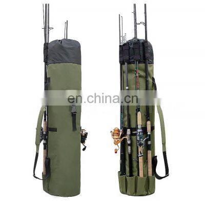 Hot Sale 120cm Long Fishing Rod Bag Waterproof Fishing Gear Storage Handbag Canvas Fishing Rod Storage Bag Fishing Tackle Bag photo-2