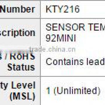 Sensors, Transducers Thermistors - PTC KTY21-6 SENSOR TEMP RESISTIVE TO-92MINI photo-2