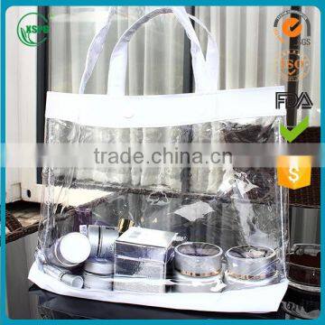 Custom Transparent Plastic Pvc Reseable Carry Handle Bag/Bags photo-4