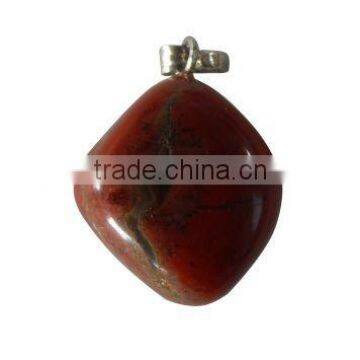 Red Jasper Stone Tumbled Pendants