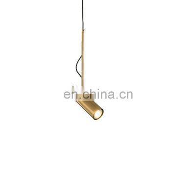 New design single adjust angle ceiling modern hanging lamp Hotel pendant light