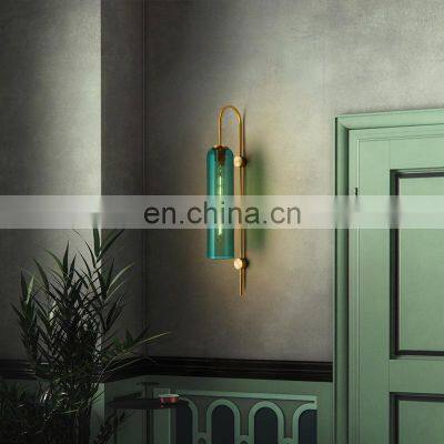 Nordic Post-modern Light Luxury Glass Cover Wall Lamps for Decoration