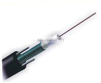 Light Armored Gel Filled Parallel Steel Wire Strength Member Outdoor Fiber Optic Cable GYXTW-4a1b photo-2