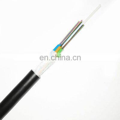 non-mettal 1~12core loose tube jelly-filled FRP strength memer water resistant single mode gyfxty outdoor fiber cable