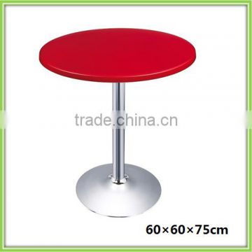 2016 Fashion Wooden Round Red Dining Table