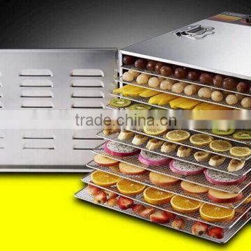 Stainless steel Professional food dehydrator 10 Trays