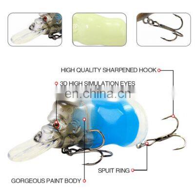 Amazon 2021 New Lures 64mm 14g Same Mould Megabass GONG 3D Eyes Fishing Wobblers Hard Lure Stick Bait Fishing Lure photo-3