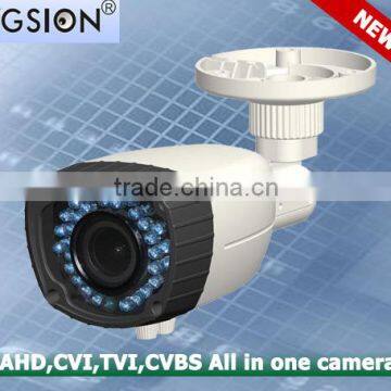 Newly Arrival HD 720P TVI-AHD-CVI-CVBS All in one Bullet Camera