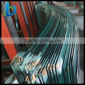 Top quality tempered bent glass panels made in china